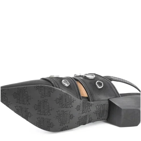 Pointed Black Mule “Truth Serena” by John Fluevog - Picture 3 of 11